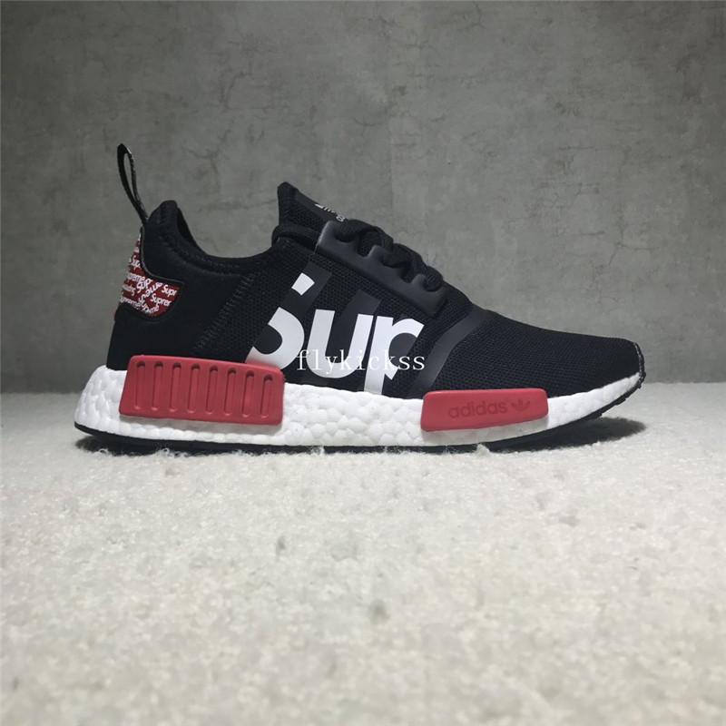 Adidas NMD Supreme Black Real Boost